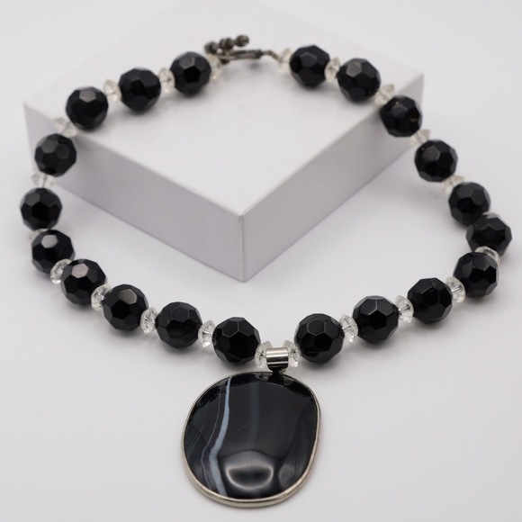 Gorgeous lightweight glass bead choker mermaidcore - Picture 6 of 9